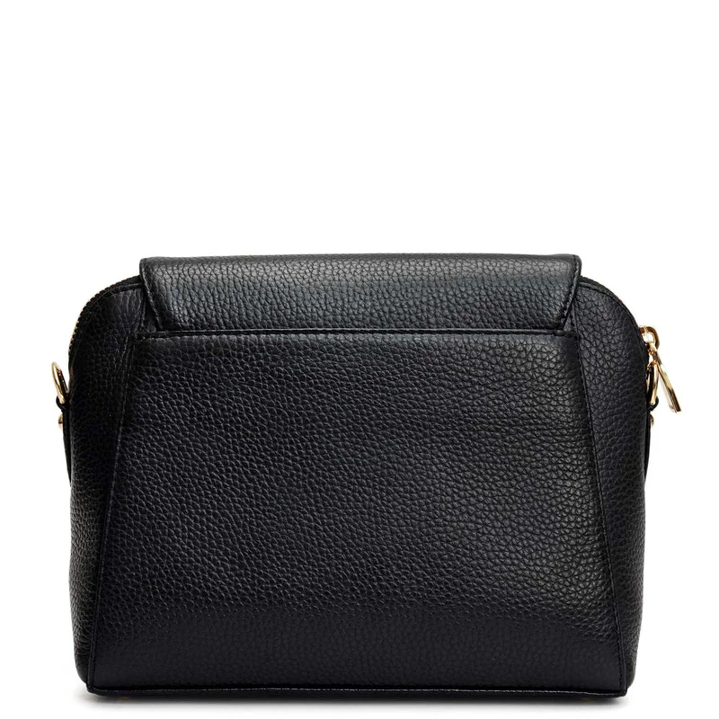 Da Milano Black Small Wax Leather Sling - Black for Women | Best Price UAE